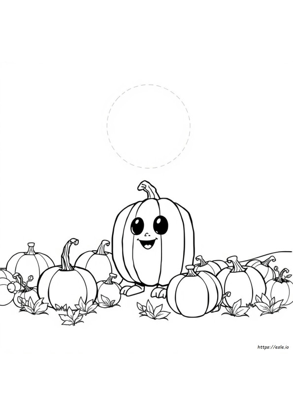 Coloriage Spookley La Citrouille Carrée Gratuit À Imprimer