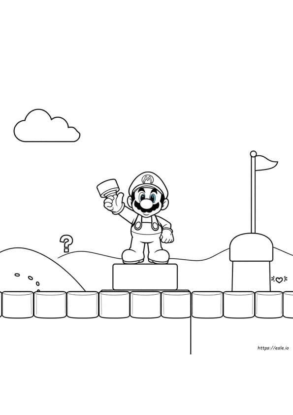 Pagini De Colorat Mario Maker