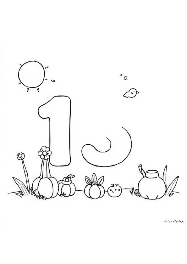 Number Coloring Pages To Print