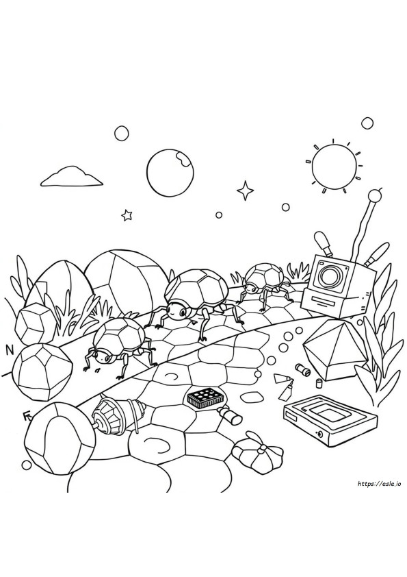 Hexbug Coloring Pages
