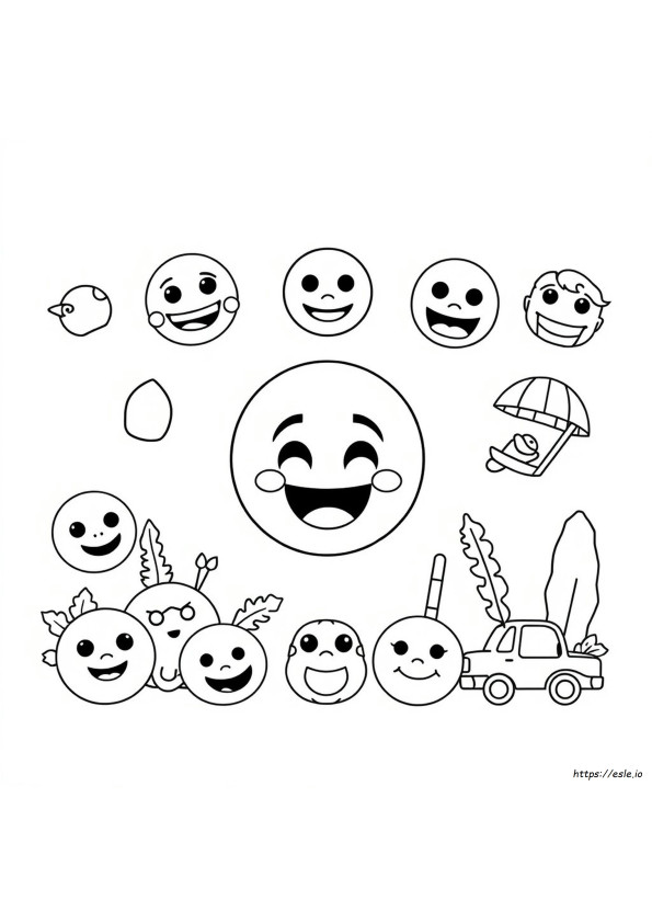 Emoji Colouring Pictures