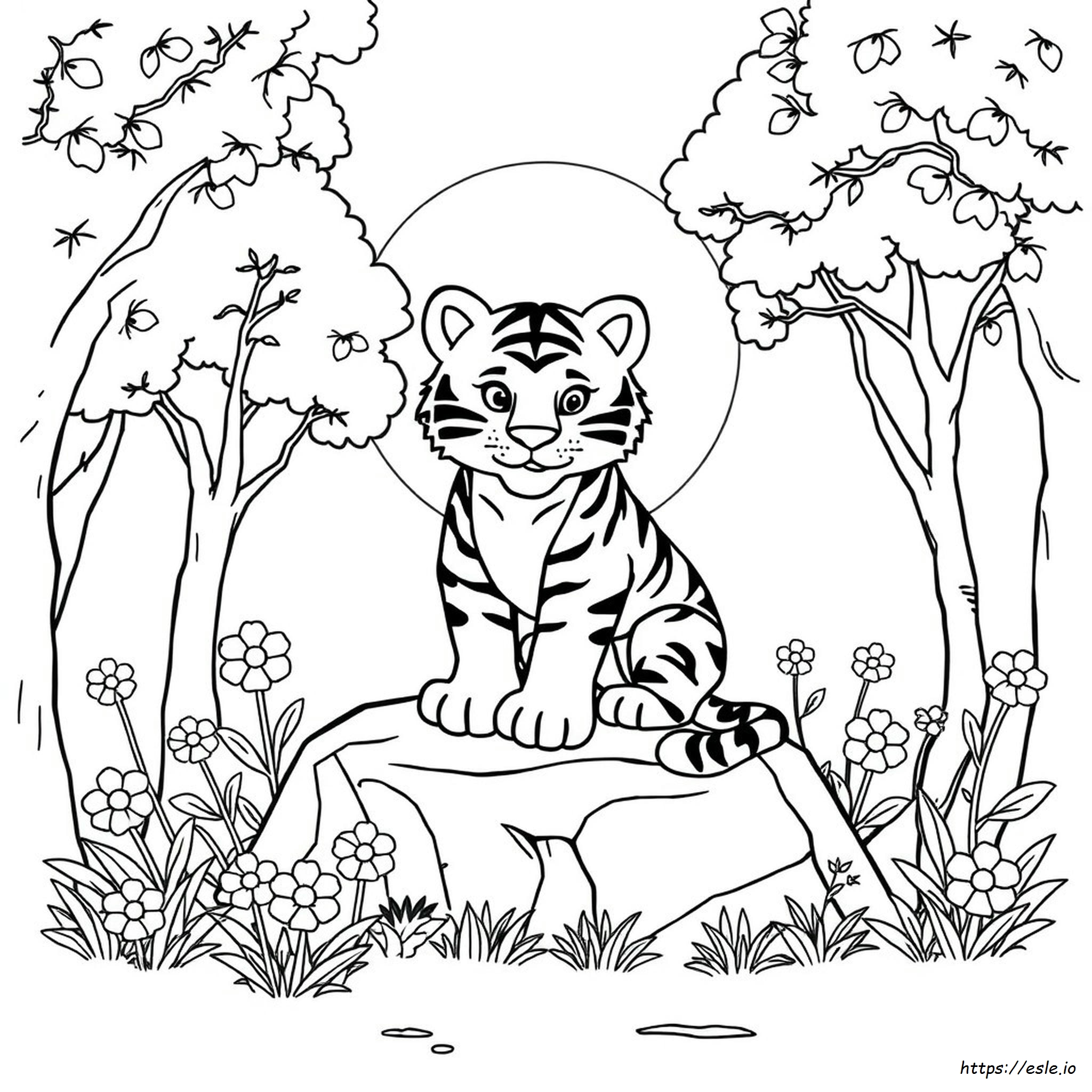 Disegni Carini Di Tigri Da Colorare