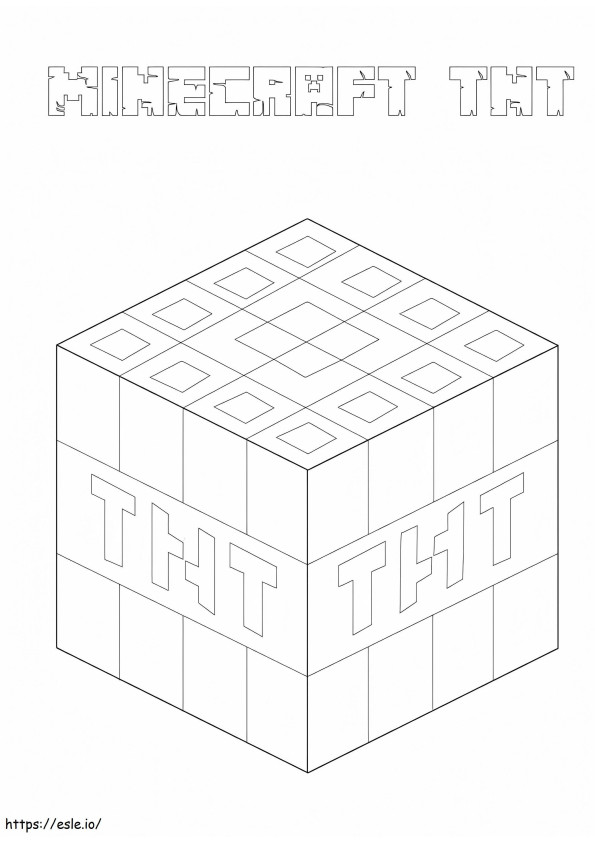 Minecraft Tnt värityskuva