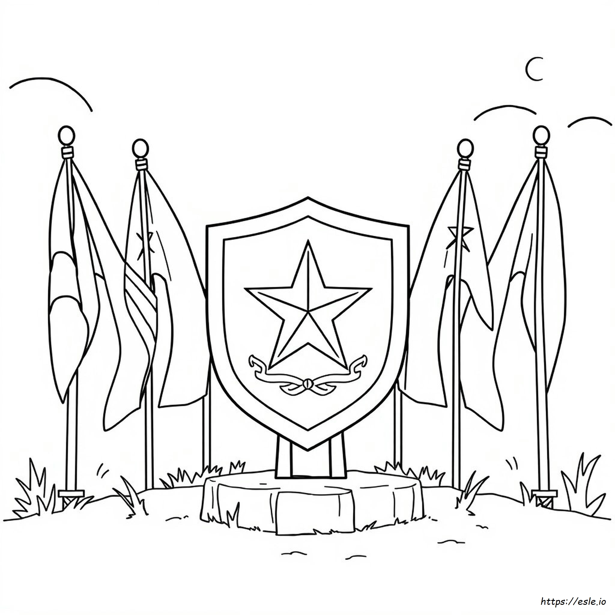 Emblemas Militares Para Colorir