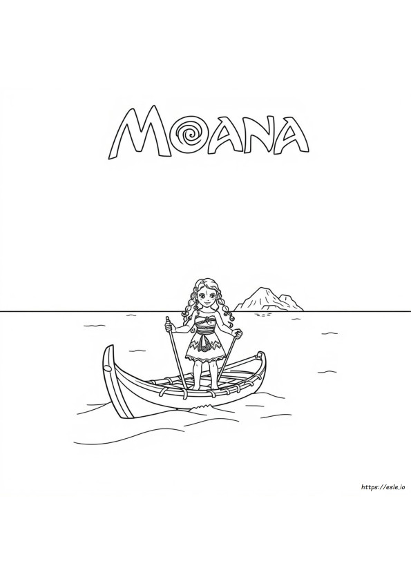 Moana Coloring Pages Free