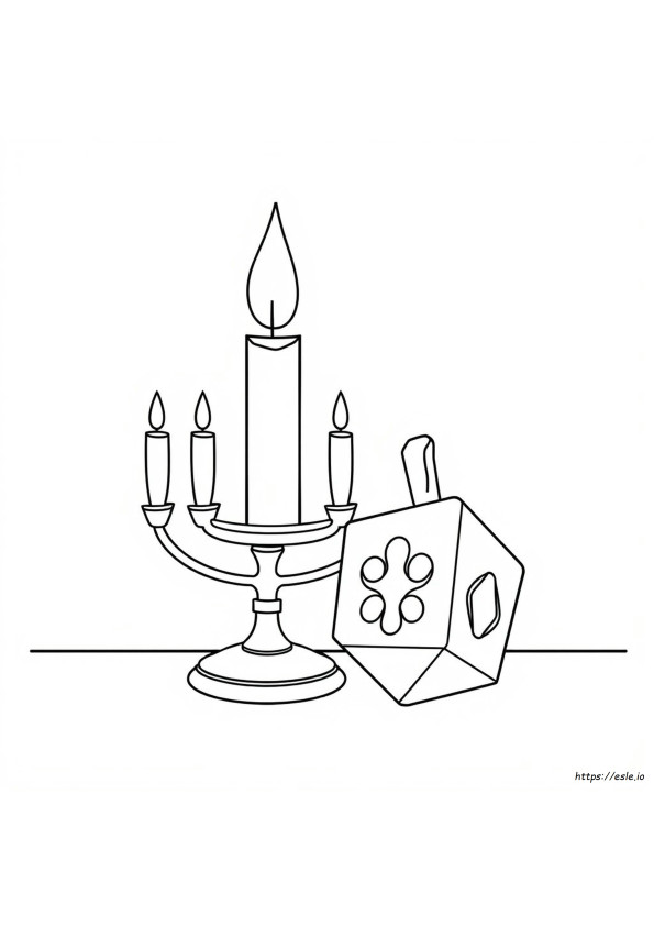 Kolorowanki Chanuka Do Wydruku