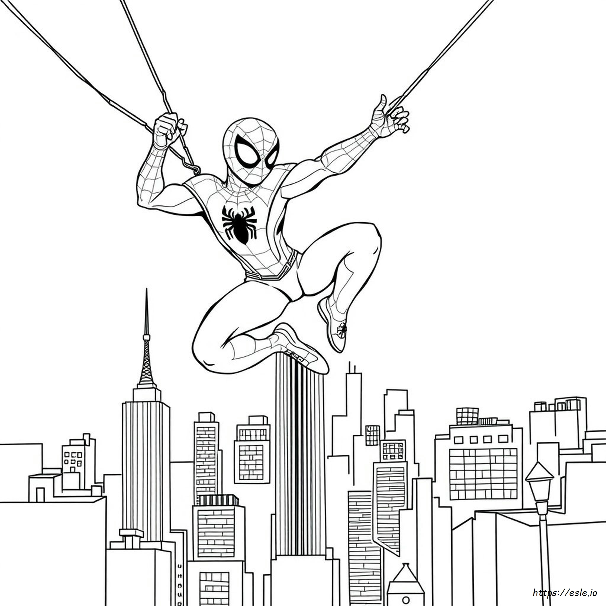 Spiderman Colouring Paper