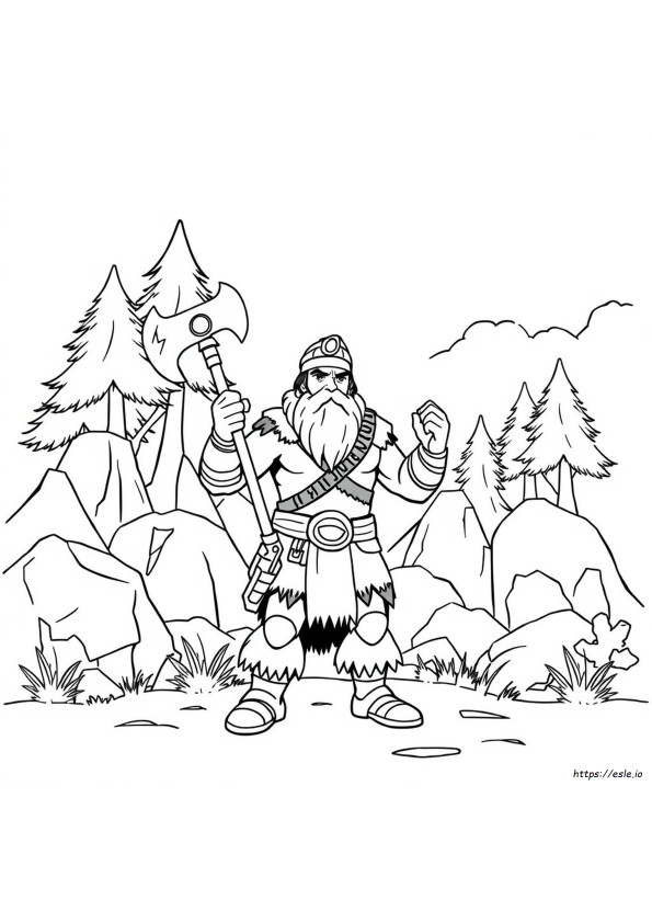 Disegni Da Colorare Del Barbaro