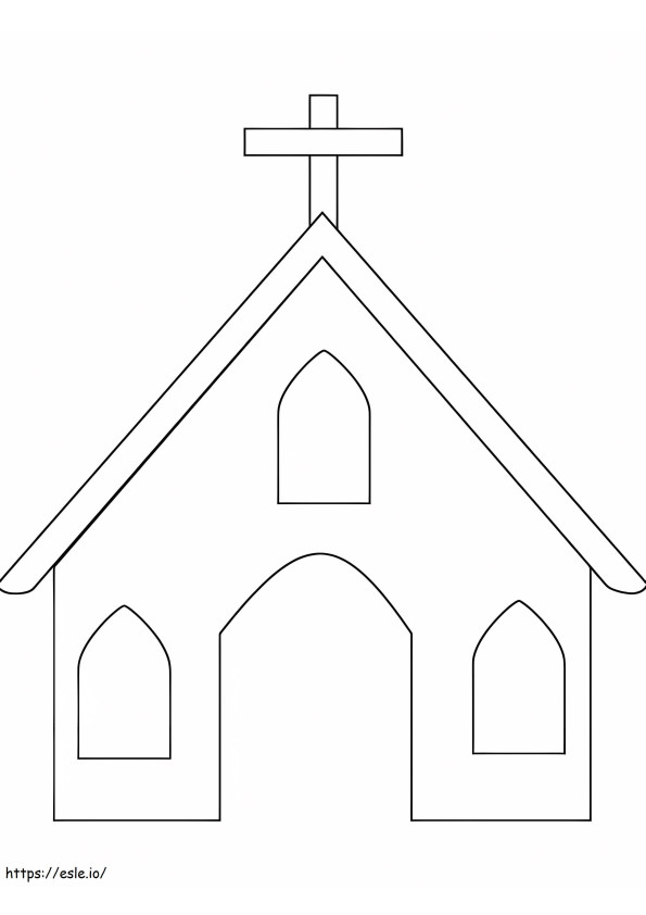 Great Church coloring page