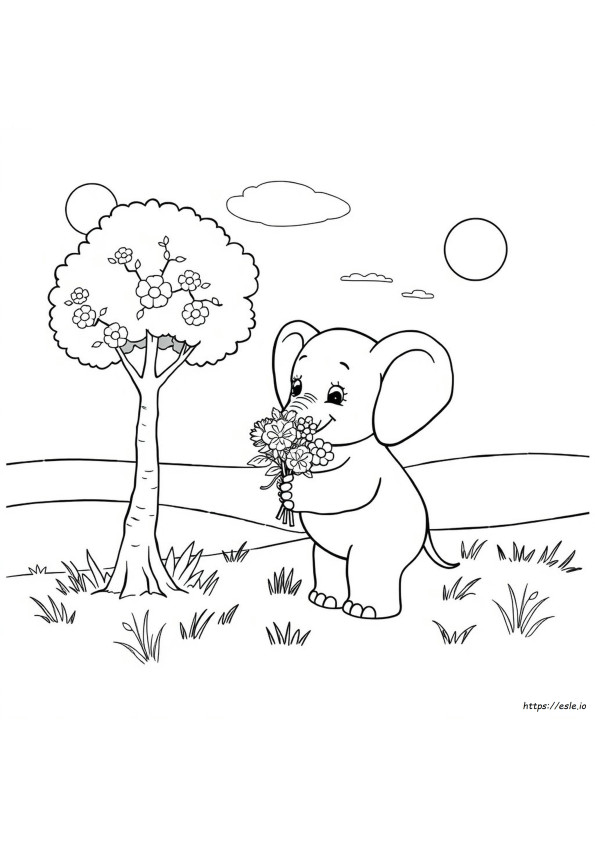 Emily Elephant Coloring Pages