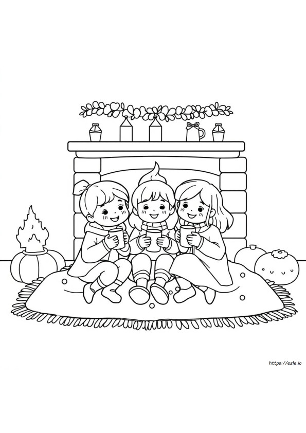 Cozy Friends Coloring Pages Inspo