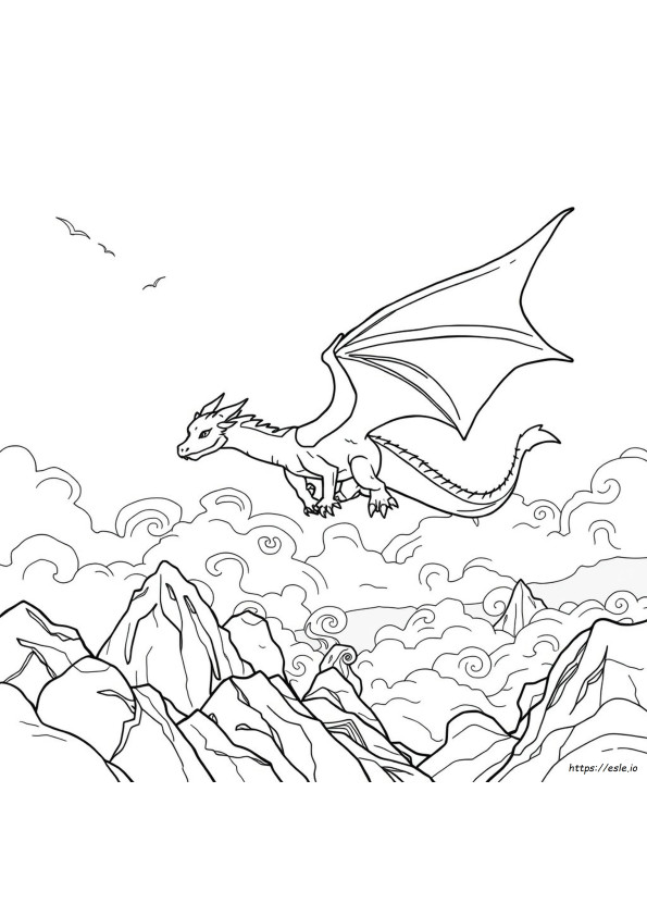Coloring Pages Of Dragons For Adults
