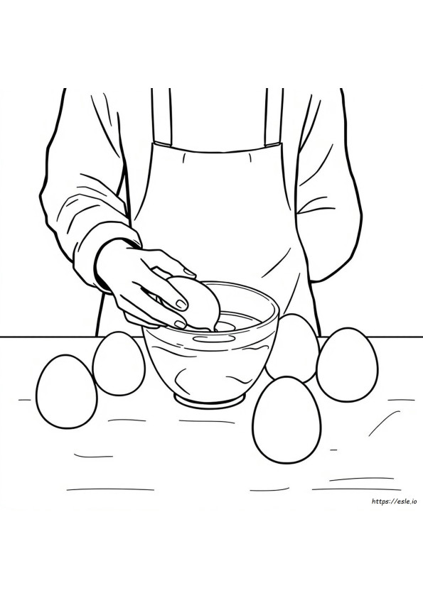 Coloriage D'œufs Pour Pâques
