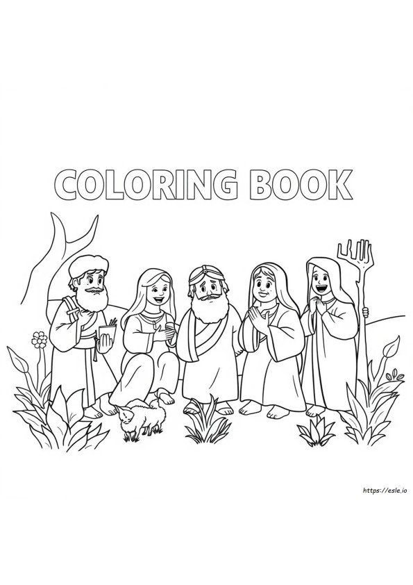 Big Book Of Bible Story Coloring Pages