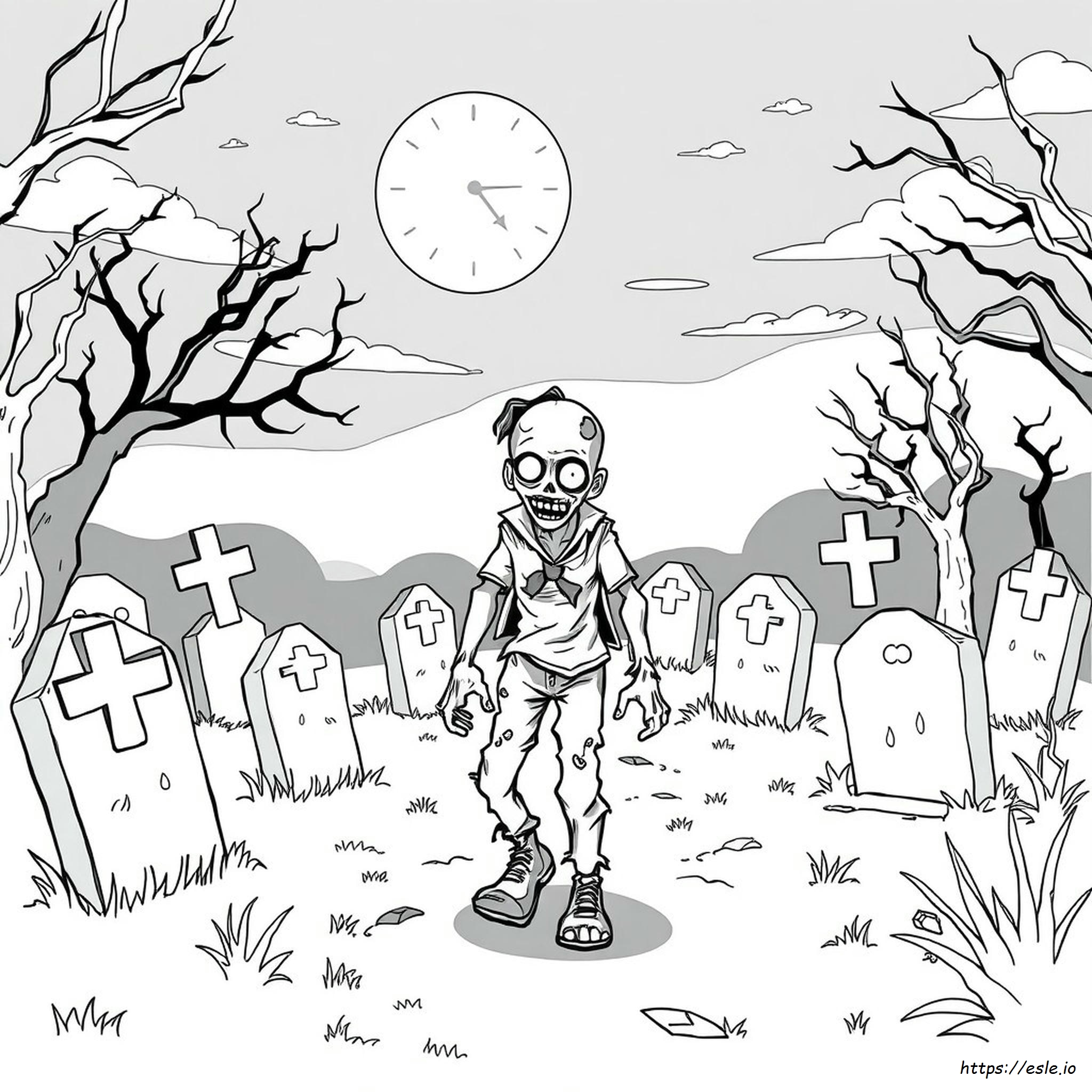 Zombie Coloring Pictures