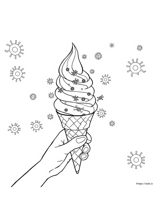 Dibujo De Gérmenes Para Colorear