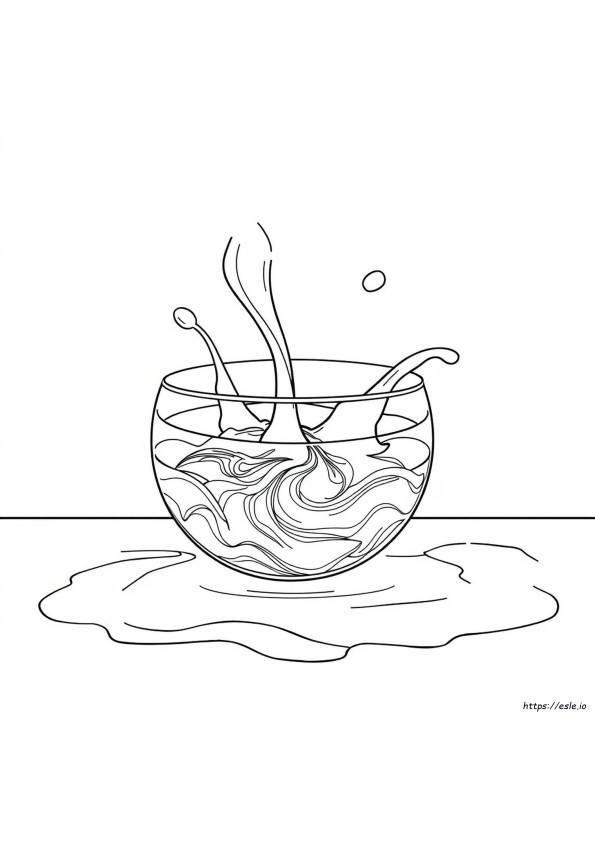 Milch-Farbexperiment Mit Spülmittel