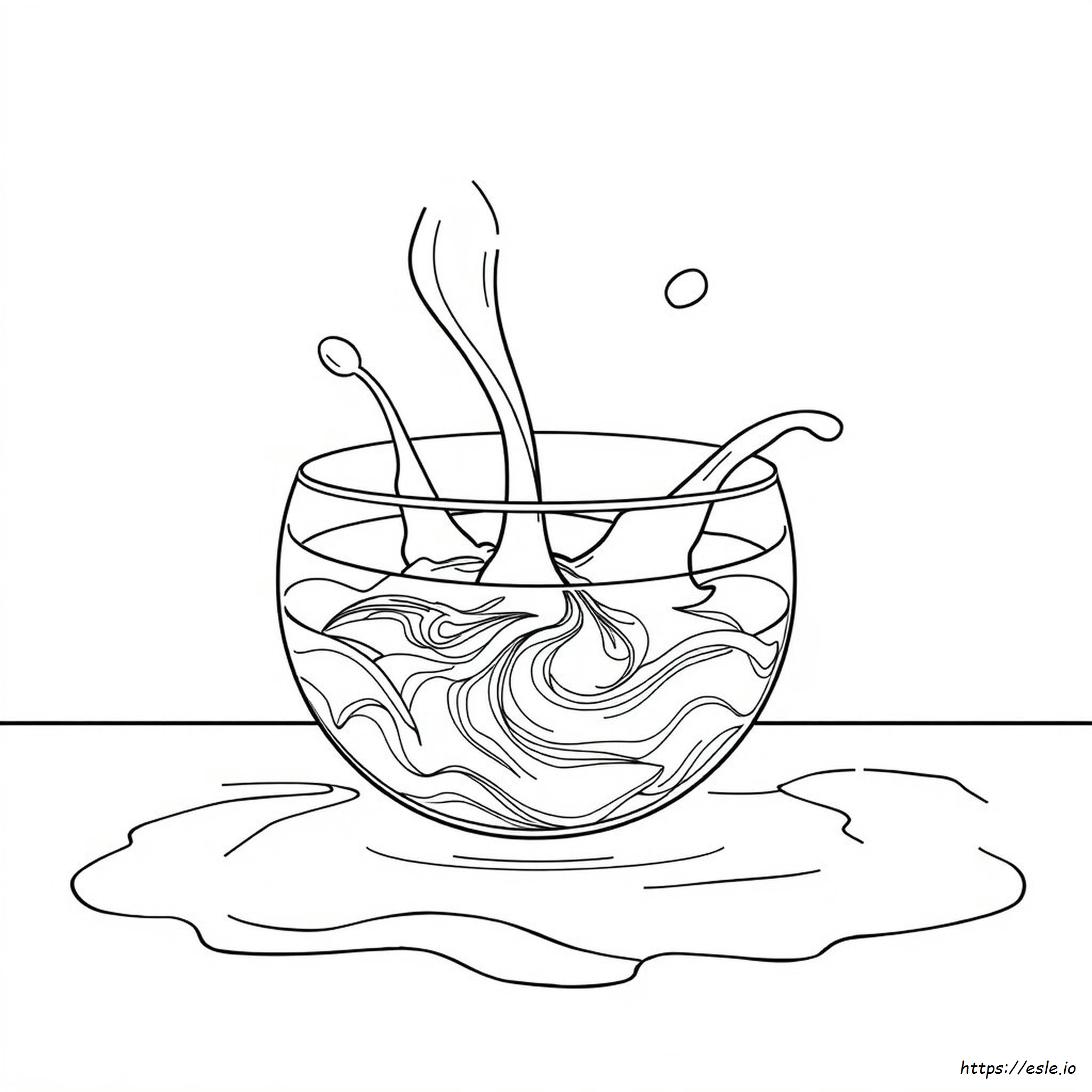 Experimento De Leche, Colorante Alimentario Y Jabón Para Platos