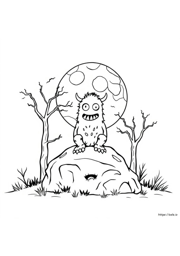 Monster Doodle Coloring Pages