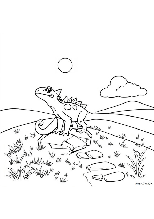 Charmeleon Gambar Mewarnai