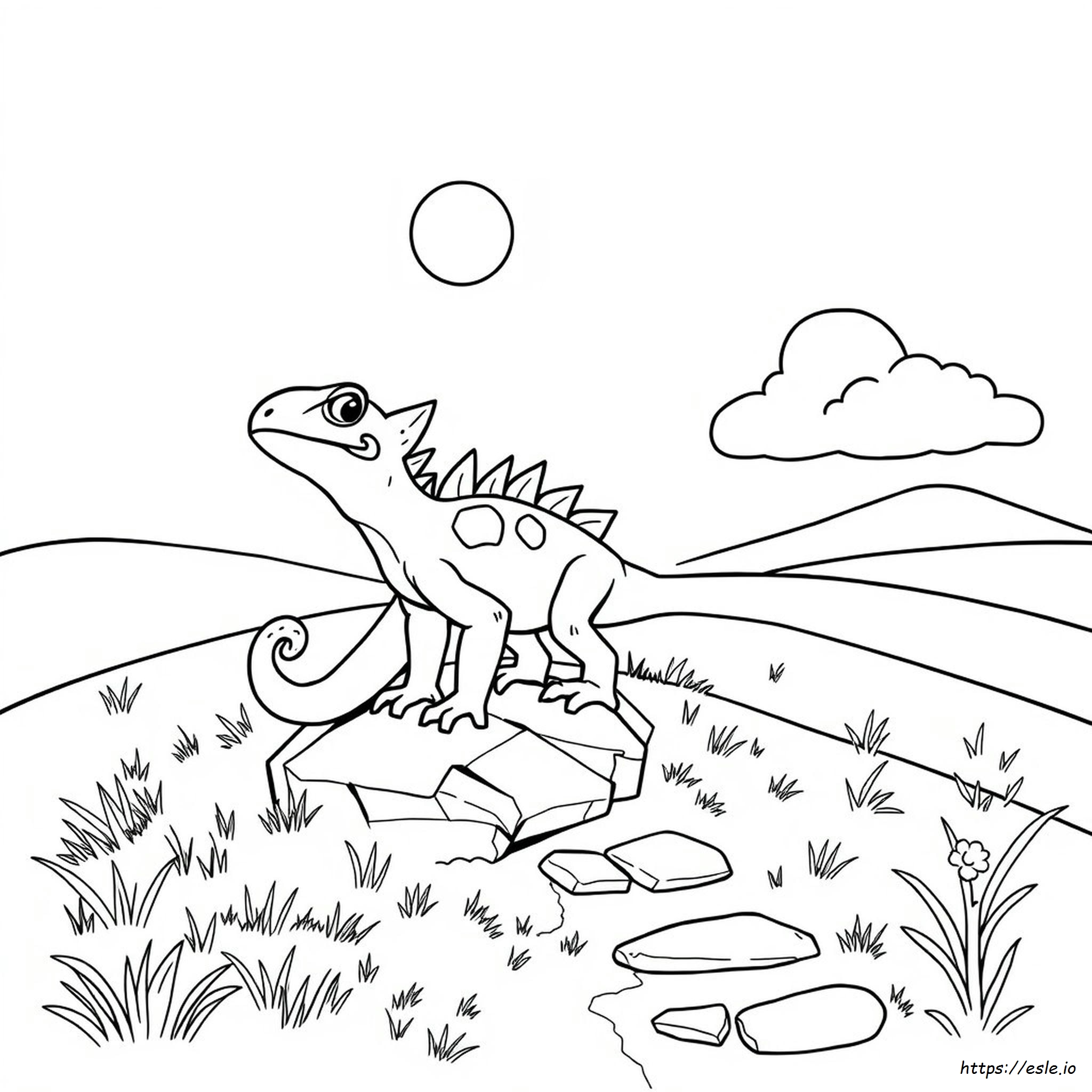 Charmeleon Coloring Page