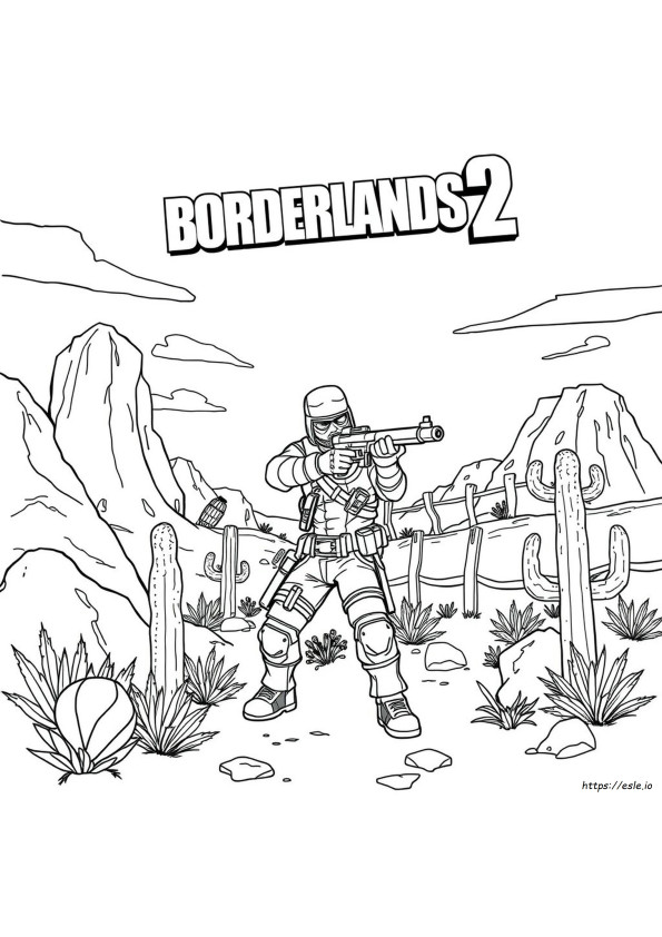 Borderlands 2 Kleurplaten