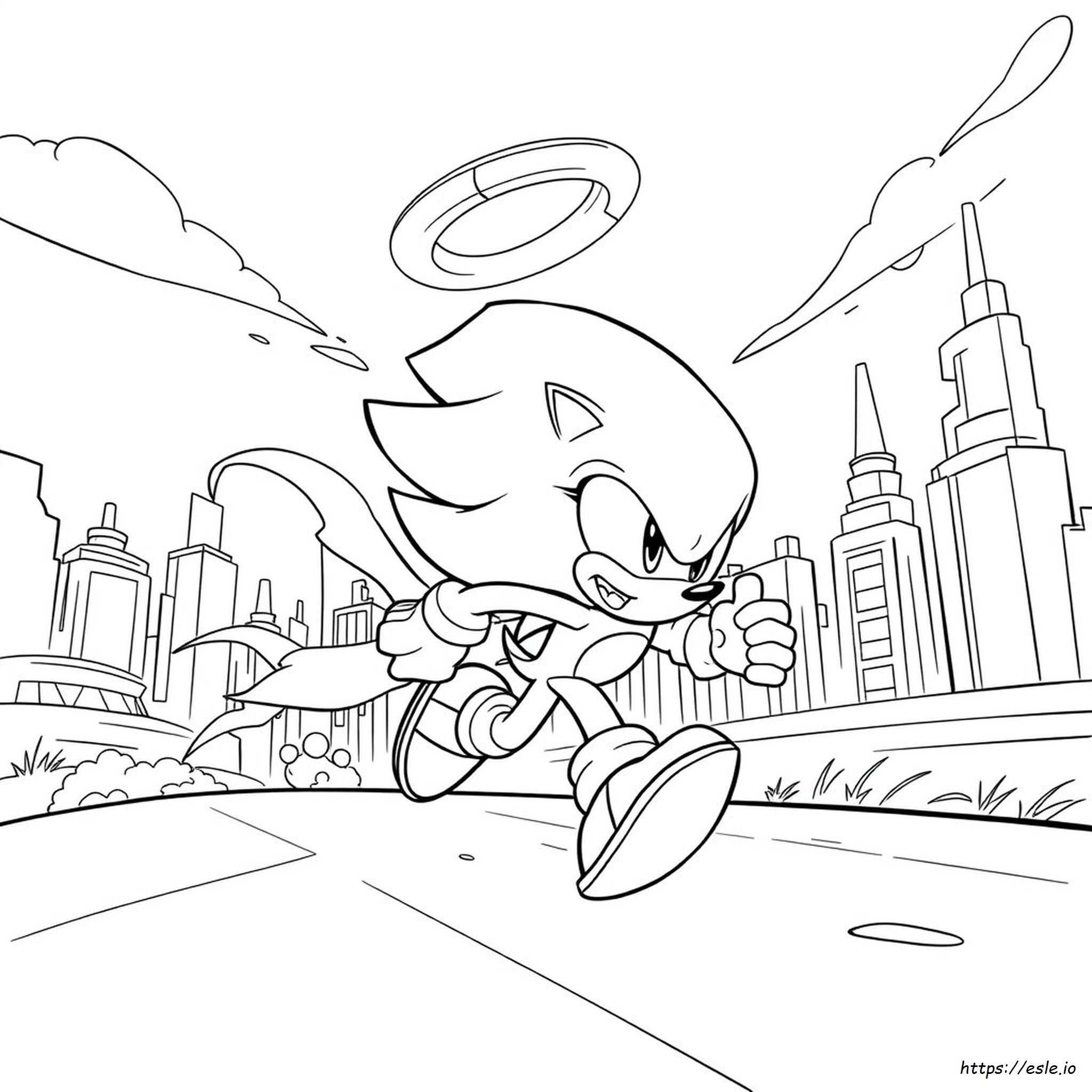 Sonic Da Colorare Giochi