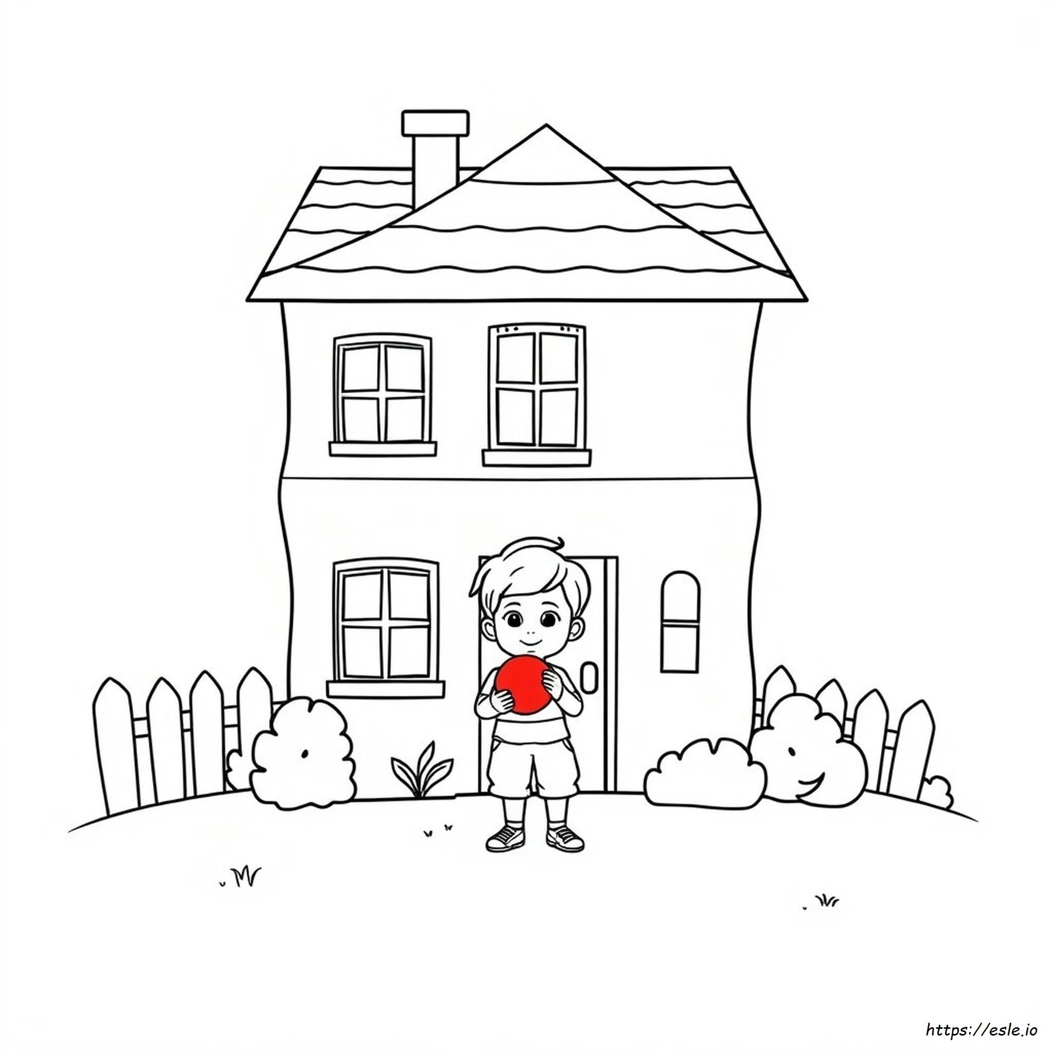 My House Colouring