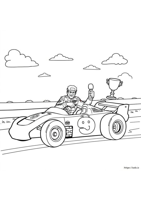 Dale Earnhardt Coloring Pages