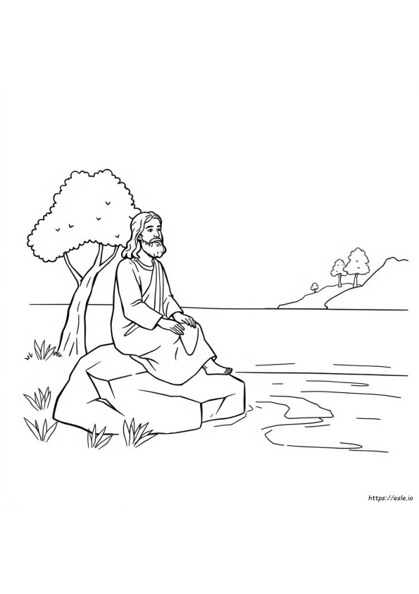 Free Coloring Pages About Jesus