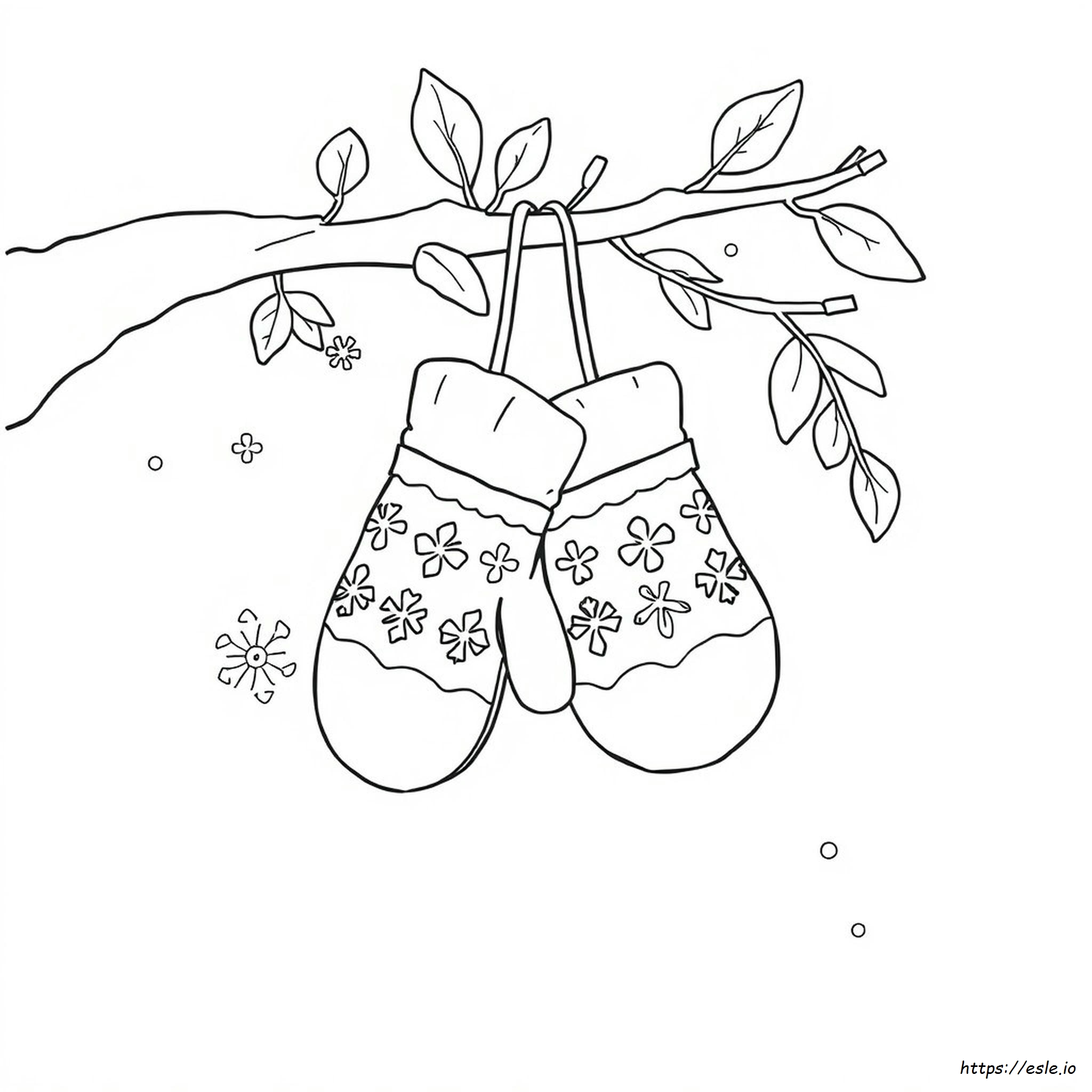 Free Coloring Pages Mittens