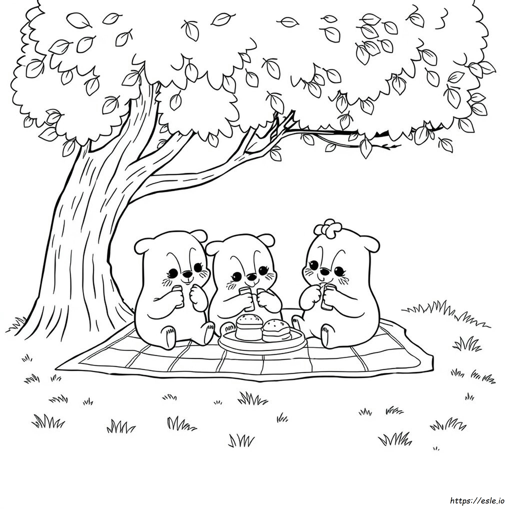 Comfy Friends Coloring Pages