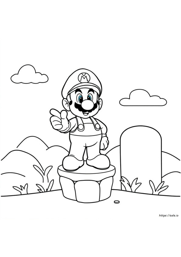 Super Mario Bros Coloring Pages