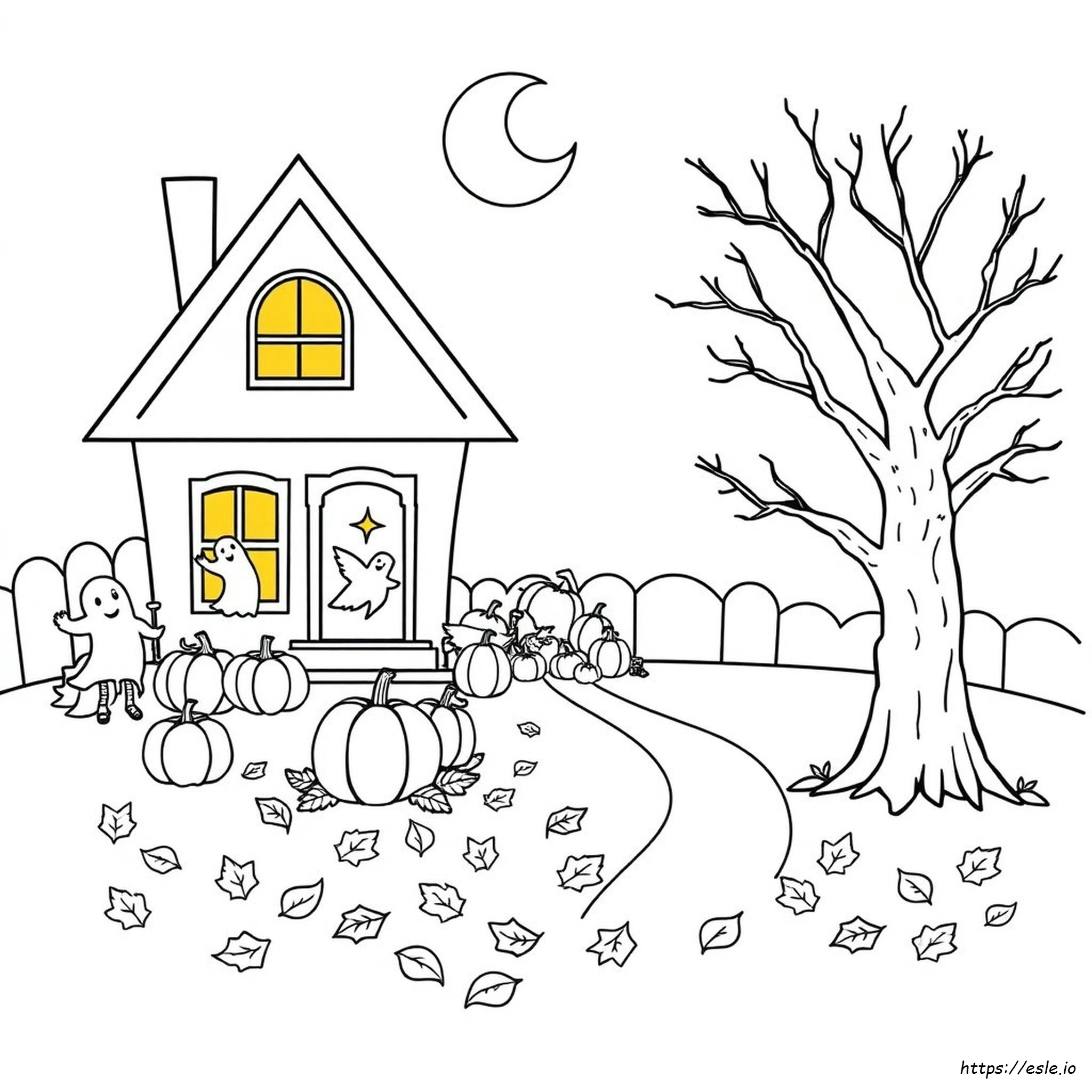 Halloween Coloring Pages Preschool