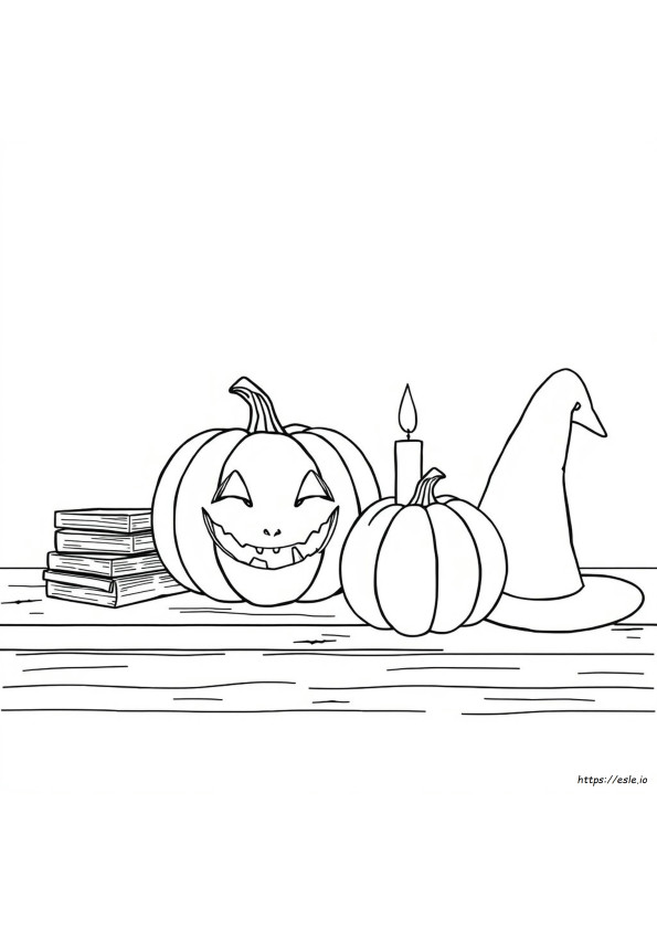Coloriage Citrouille Halloween Adulte