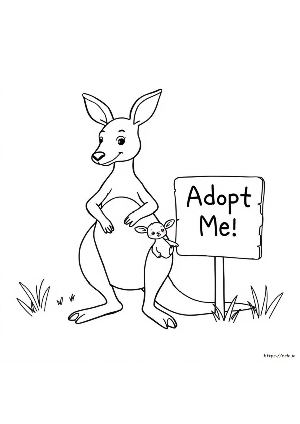 Adopt Me Kangoeroe Kleurplaten
