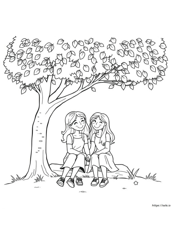 Coloring Pages Of Friends