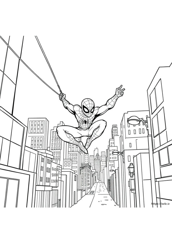 Spiderman Stripboek Kleurplaten