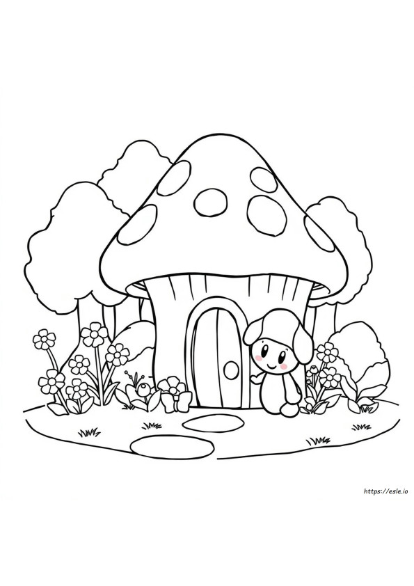 Regno Dei Funghi Disegni Da Colorare
