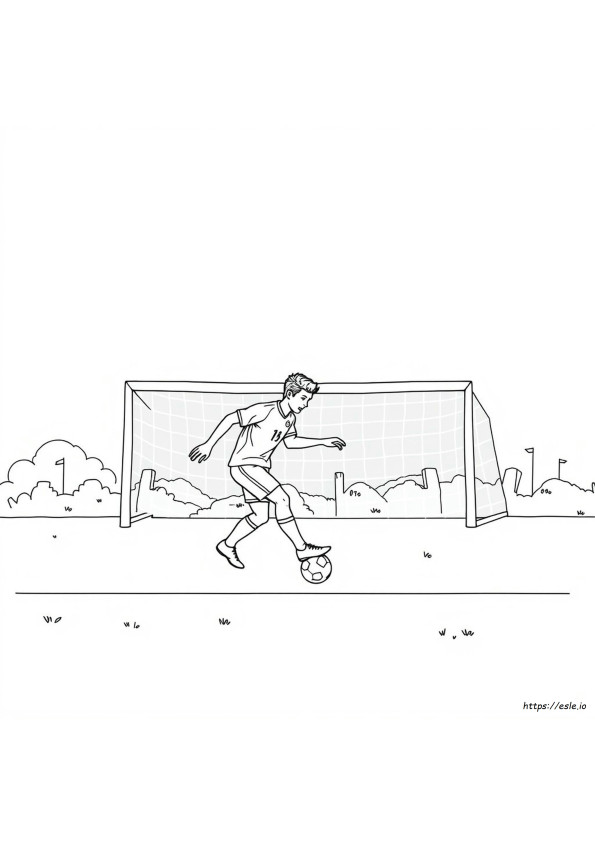 Lewandowski Colouring Pages