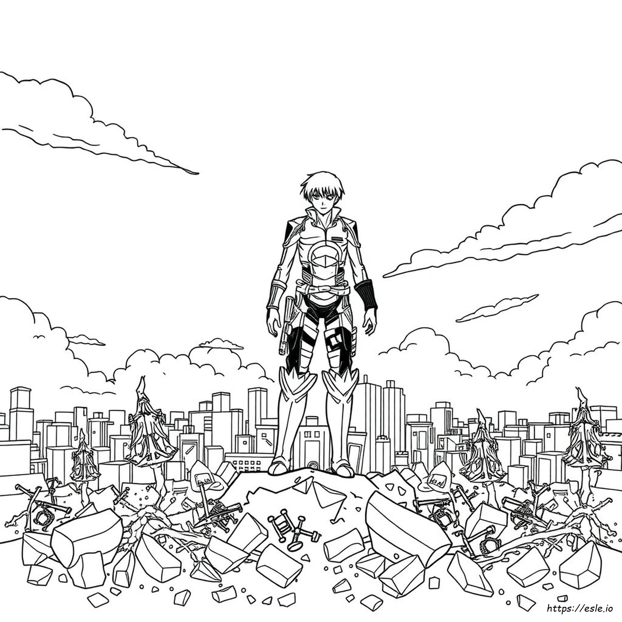 Eren Titan Coloring Pages