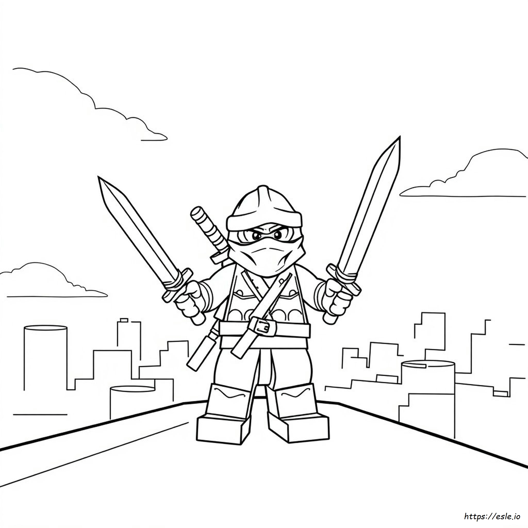 New Ninja Turtle Coloring Pages