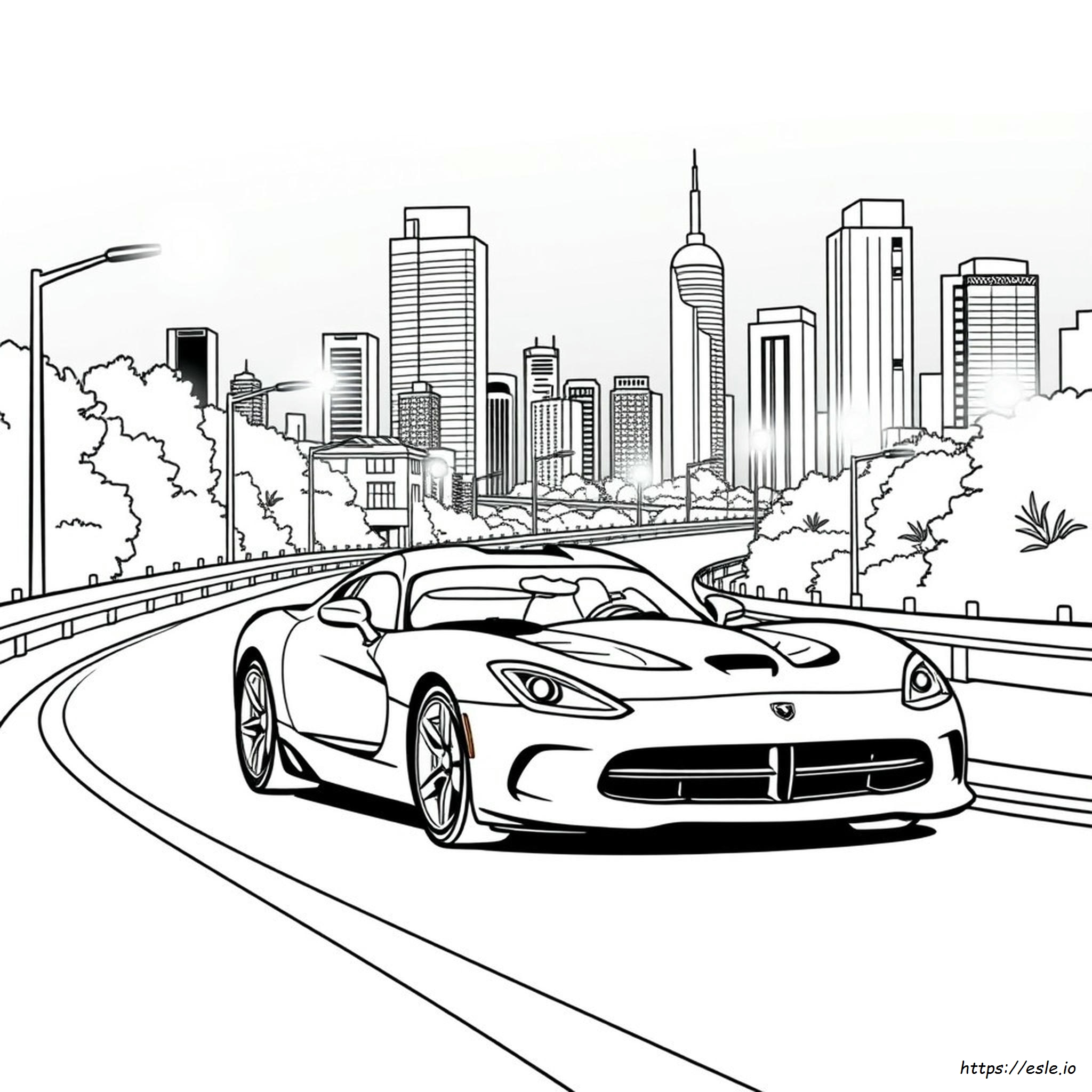 Dodge Viper Da Colorare