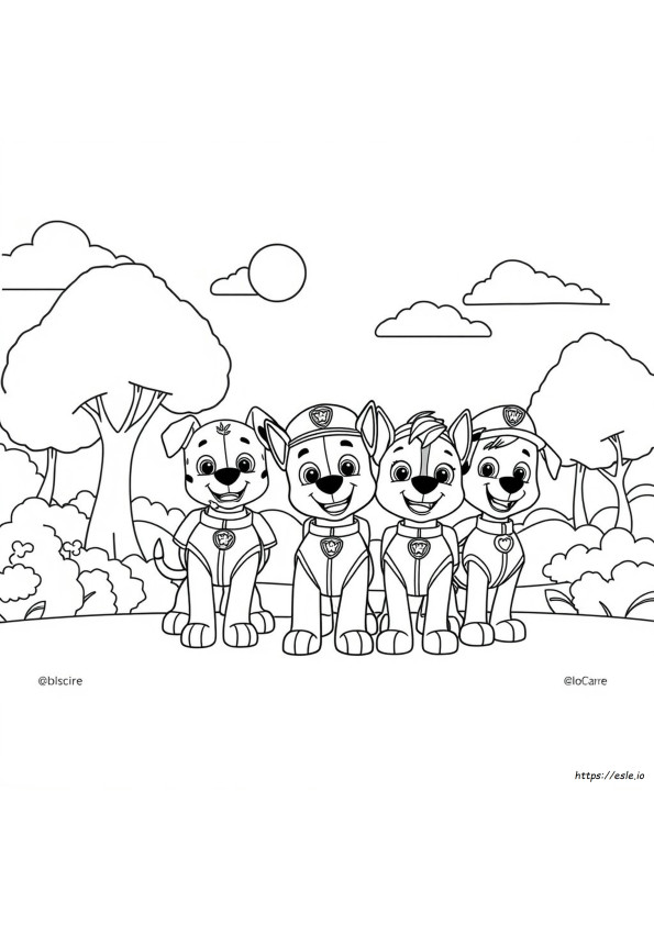 Coloring Pages For Paw Patrol