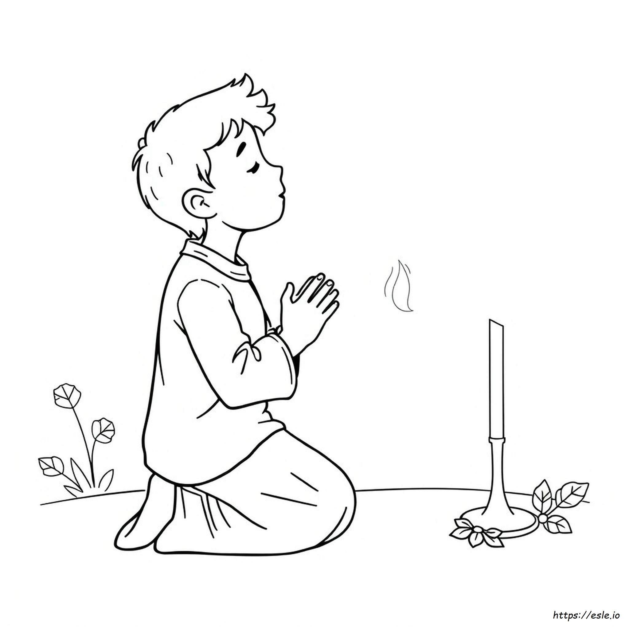 Oración Para Colorear