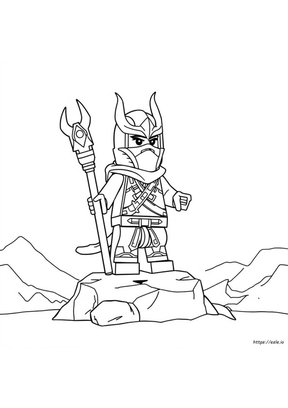 Pythor Ninjago Coloring Page