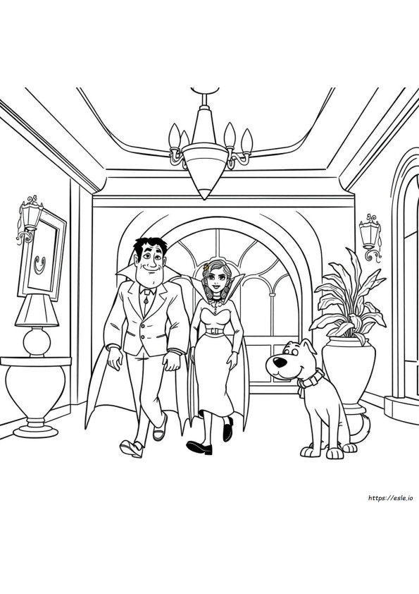 Hotel Transylvania 3 Coloring Pages