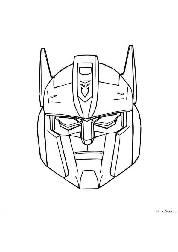 Coloriage TH353te Optimus Prime