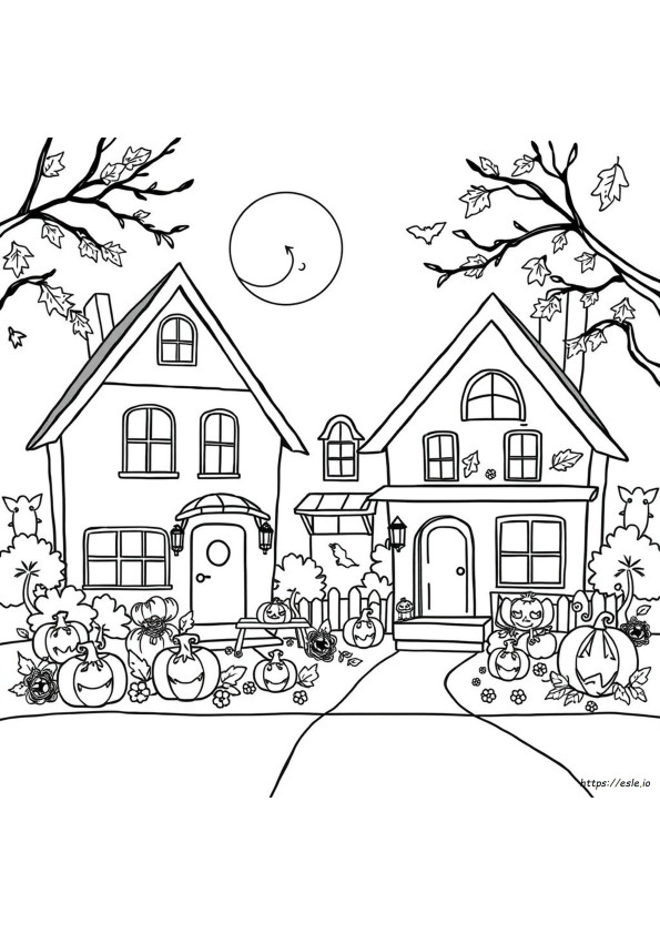 Kolorowanki Na Halloween Dla Maluchów
