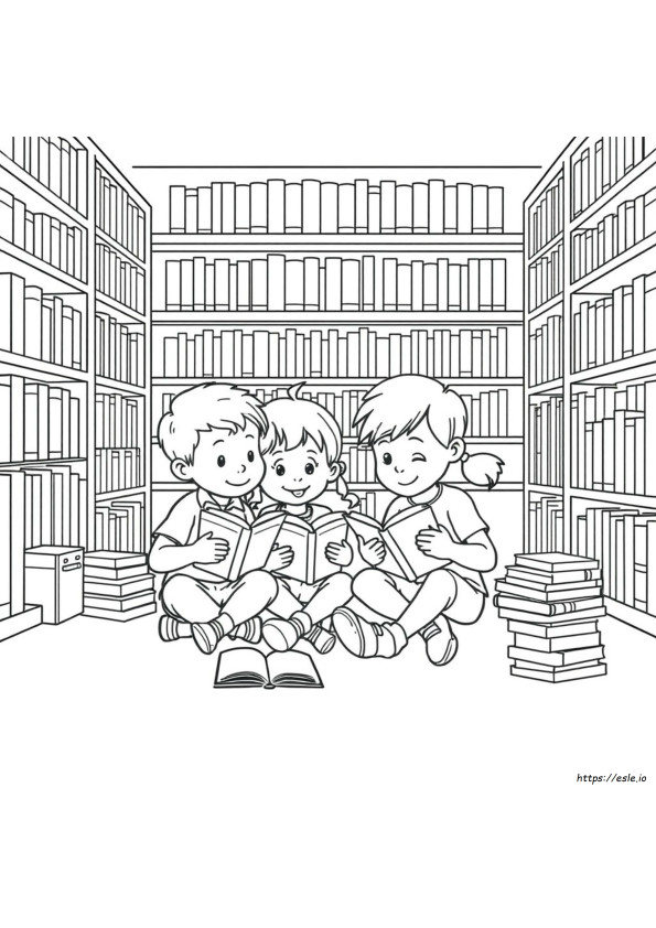 Coloriages À Imprimer Sur La Lecture